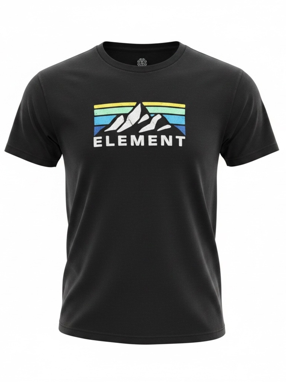 Element Black Mountain Logo Graphic T-Shirt Men’s Large Skate Surf Tee